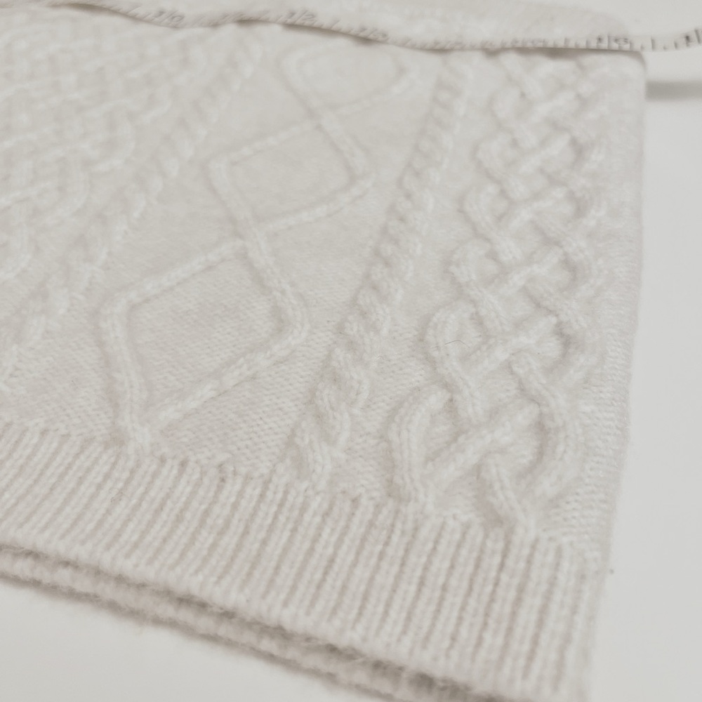 🗽H&M Beige Cable Knit Tank | Size :L - Picture 7 of 12